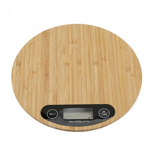 Bamboo Panel Electronic Kitchen Scale