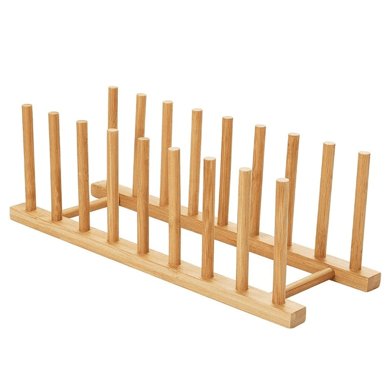Bamboo Kitchen Drain Rack Dish Tray